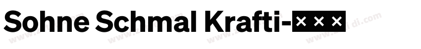 Sohne Schmal Krafti字体转换